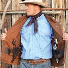 Load image into Gallery viewer, Chisum Concealed Carry Canvas Jacket with hidden holsters, adjustable cuffs, and magazine pockets for secure carry