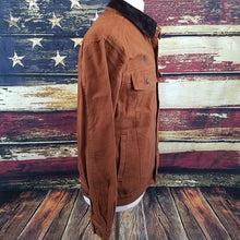 Load image into Gallery viewer, Chisum Concealed Carry Canvas Jacket with hidden holsters, adjustable cuffs, and secure magazine storage.