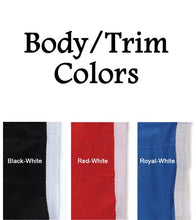 Load image into Gallery viewer, The Day-Nite Sheet, made of a 65% poly/35% cotton blend, has two surcingles, a two-buckle front, and white trim.