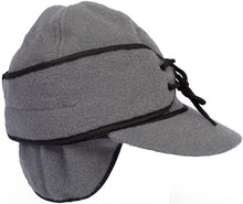 Load image into Gallery viewer, Stay warm in style with the MacKenzie Wool Hat, featuring Australian wool, a quilted satin lining, and fold-down ear flaps for added protection.