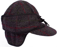 Load image into Gallery viewer, Made from Australian wool, the MacKenzie Wool Hat has a quilted satin lining and fold-down ear flaps for warmth during outdoor activities in the cold.