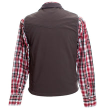 Load image into Gallery viewer, The Morgan Vest's premium soft-shell fabric ensures both breathability and water resistance in any weather condition.