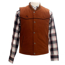Load image into Gallery viewer, Mountain Canvas Vest offers warmth with quilted polyester satin lining and durable 12oz cotton construction.