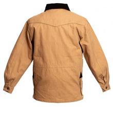 Load image into Gallery viewer, Designed for function, the Sagebrush Canvas Jacket includes saddle cut side seams with bar tack reinforcement.