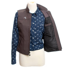 Load image into Gallery viewer, Women's Ashley Soft Shell Vest - Pockets Detail showing fleece-lined front seam pockets designed to keep hands warm in cold weather.