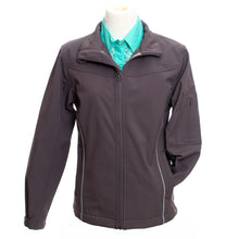 Load image into Gallery viewer, Women's Cheyenne Soft Shell Jacket offers ultimate comfort with fleece lining, reflective piping, and a high-quality YKK zipper for a secure fit.