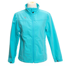 Load image into Gallery viewer, Women's Cheyenne Soft Shell Jacket is perfect for any ride, made from breathable, water-resistant fabric with a fleece chin guard and lined pockets.