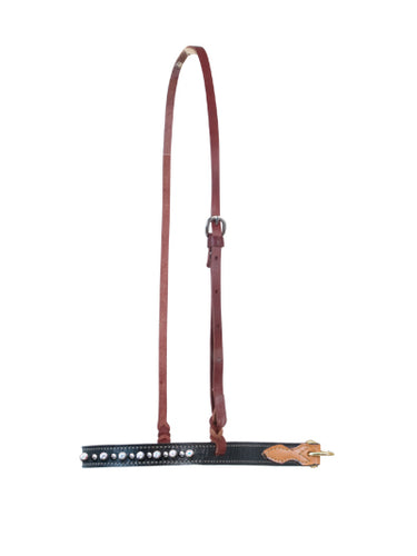 Noseband Black Gator Overlay