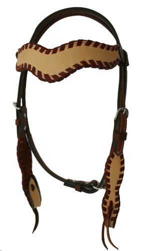 Wave Style Headstall With Whip Lace