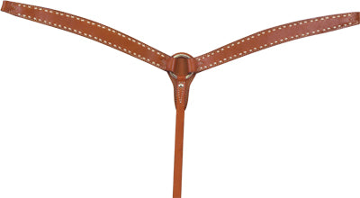  Contoured Breast Collar With Buck Stitching