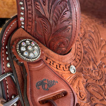 Load image into Gallery viewer, 14&quot; Adrianna Marie Barrel Saddle