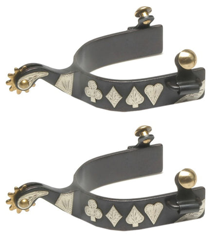 Black Steel Spurs