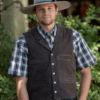 Load image into Gallery viewer, The Buffalo Leather Vest is crafted for durability, offering long-lasting wear and a stylish look for work or casual wear.