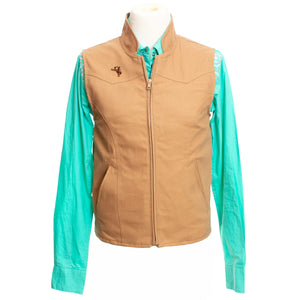 tan women's concealed carry vest