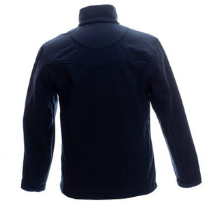 Colter Soft Shell Jacket made from laminated fabric, offering breathability, water resistance, and a stylish look.