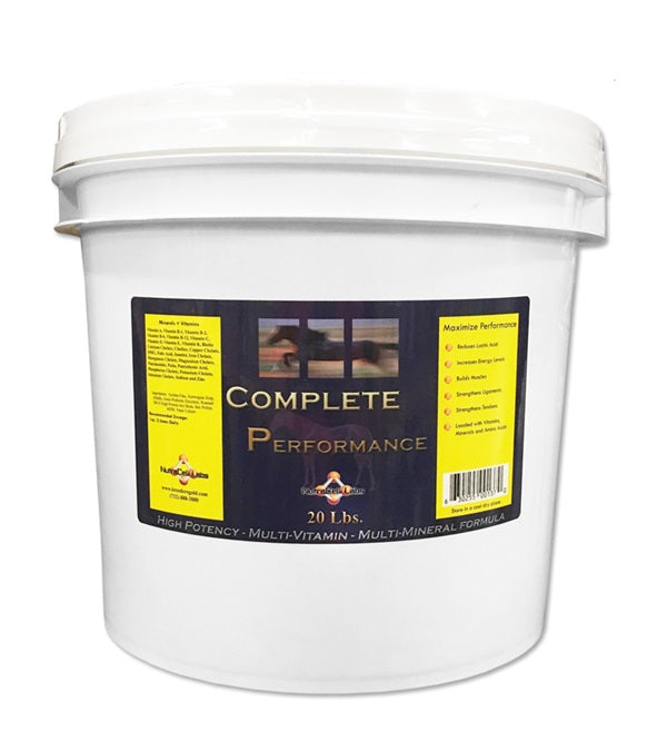 Complete Performance multivitamin with minerals and amino acids to strengthen bones, improve coat, aid digestion, and boost energy.