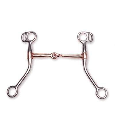 Copper Mouth Training Snaffle Bit