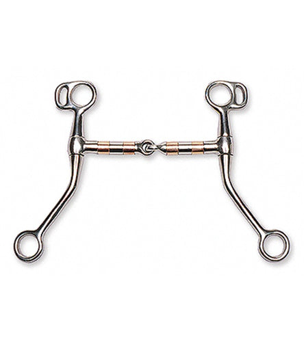 Copper Rollermouth Snaffle Bit