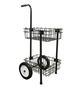 40" Grooming Cart – Portable grooming cart with heavy-duty wire baskets for organized storage of grooming supplies.