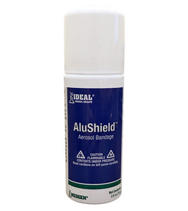 Ideal® Animal Health AluShield™ Aerosol Bandage offers protective coverage for animal wounds and irritants.