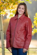 Load image into Gallery viewer, Women Kaycee Leather Jacket