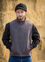 Load image into Gallery viewer, The Morgan Vest is made from laminated soft-shell fabric, offering breathability and water resistance for all weather.