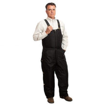 Load image into Gallery viewer, Made with waterproof nylon, quilted lining, and adjustable straps, the Oxford Bib Overalls are perfect for outdoor work with numerous pockets for tools.