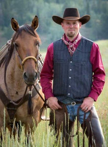 Wyoming trader Ranger Concealed Carry Wool Vest