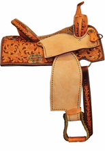 Load image into Gallery viewer, SD-1 Burning Sapphire Barrel Saddle