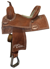 Load image into Gallery viewer, SLJ002- Sherry Lynn Johnson Full Roughout Barrel Saddle