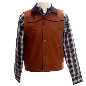 Stylish Sheridan Canvas Vest crafted from durable canvas, designed with multiple pockets for functionality and style.