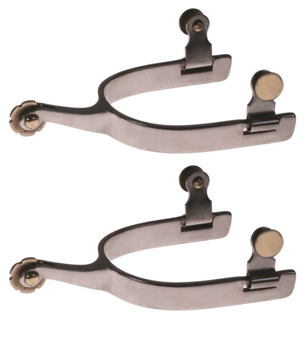 Stainless Steel Roping Spurs with 1/2