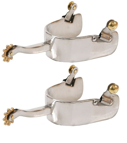 Stainless Steel Equitation Offset Spurs