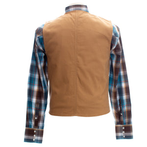 men's tan concealed carry vest