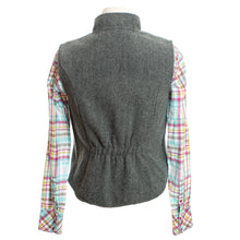 Load image into Gallery viewer, Warm and durable Women’s Sierra Wool Vest with elastic back waist, YKK zipper, and 2 hidden seam front pockets.