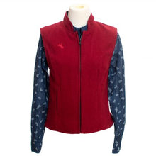 Load image into Gallery viewer, Women&#39;s Sierra Wool Vest with 24 oz Pure Australian Wool, built-up collar, and hidden pockets for a practical, stylish look.