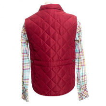 Load image into Gallery viewer, Women&#39;s Savannah Quilted Vest features water-resistant polyester fabric, YKK zipper, lined pockets, and an adjustable waist strap for a perfect fit.