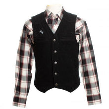 Load image into Gallery viewer, Wyoming traders black wool vest