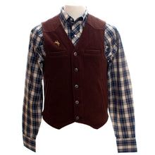 Load image into Gallery viewer, Wyoming traders chocolate  wool vest