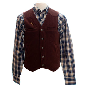 Wyoming traders chocolate  wool vest