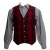 Load image into Gallery viewer, Wyoming traders red/black plaid  wool vest