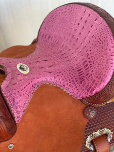 10" Youth Rose Barrel Saddle